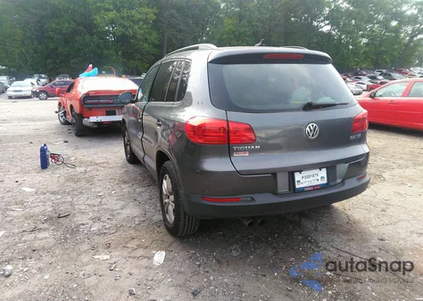 2015 Volkswagen Tiguan S from USA, damaged, VIN WVGAV7AX9FW612273